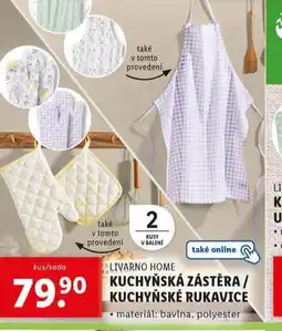 Lidl Kuchyňské rukavice nabídka