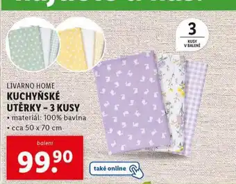 Lidl Kuchyňské utěrky nabídka