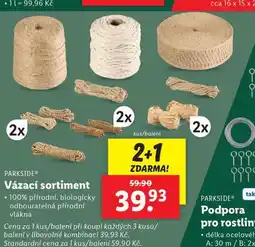 Lidl Vázací sortiment nabídka