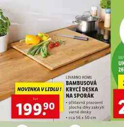 Lidl Bambusová krycí deska na sporák nabídka