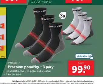 Lidl Pracovní ponožky nabídka