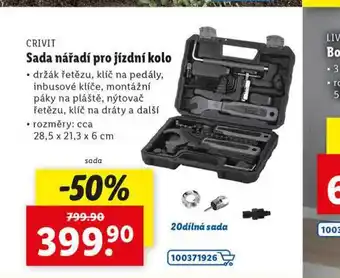 Lidl Sada nářadí pro jízdní kolo nabídka