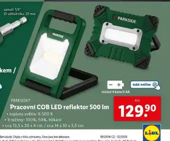 Lidl Pracovní cob led reflektor 500 lm nabídka