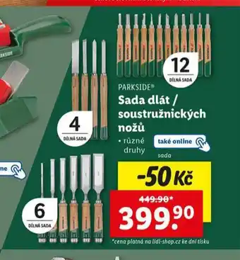 Lidl Sada dlát nabídka