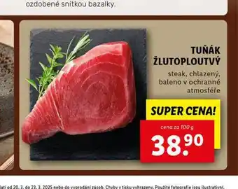 Lidl Tuňák žlutoploutvý nabídka