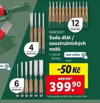 Lidl Sada soustružnických nožů nabídka