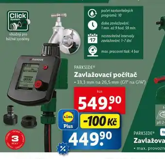 Lidl Zavlažovací počítač nabídka