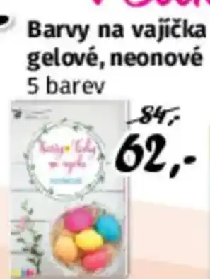 PRIOR Barvy na vajíčka gelové, neonové nabídka