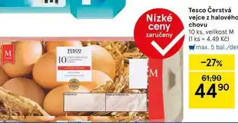 Tesco Tesco Čerstvá vejce z halového chovu 10 ks, velikost M nabídka