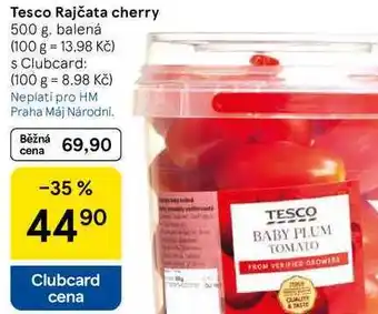 Tesco Tesco Rajčata cherry, 500 g. balená nabídka