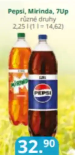 Potraviny CZ PEPSI , Mirinda, 7Up nabídka