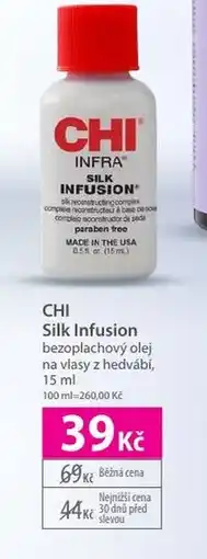 Hebe CHI Silk Infusion bezoplachový olej nabídka