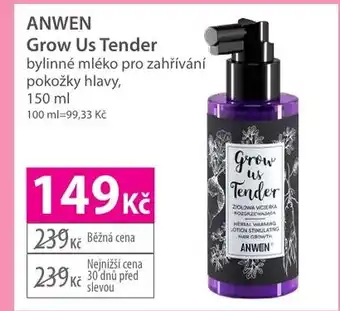 Hebe ANWEN Grow Us Tender nabídka