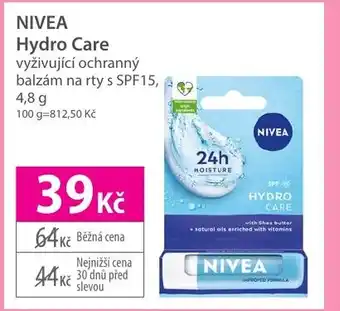 Hebe NIVEA Hydro Care nabídka