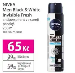 Hebe NIVEA Men Black & White Invisible Fresh nabídka