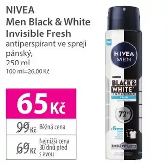 Hebe NIVEA Men Black & White Invisible Fresh nabídka