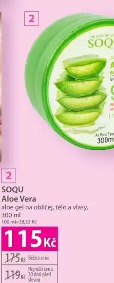 Hebe SOQU Aloe Vera aloe gel na obličej, tělo a vlasy nabídka