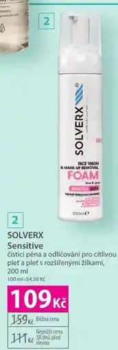 Hebe SOLVERX Sensitive nabídka