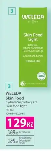 Hebe WELEDA Skin Food nabídka