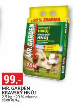 Baumax Mr. garden kravský hnůj nabídka