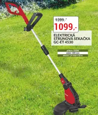 Baumax Elektrická strunová sekačka gc-et 4530 nabídka