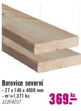 Hornbach Borovice severní nabídka