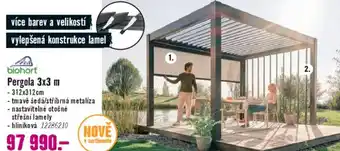 Hornbach Pergola 3x3 m nabídka