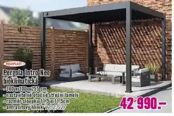 Hornbach Pergola Intro Neo bioklimatická nabídka