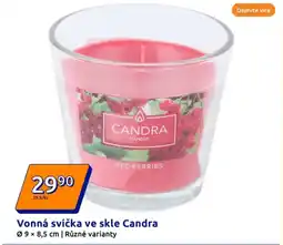 Action Vonná svíčka ve skle candra nabídka