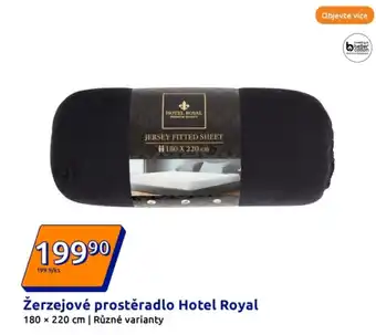 Action Žerzejové prostěradlo hotel royal nabídka