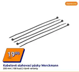 Action Kabelové stahovací pásky werckmann nabídka