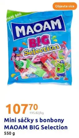 Action Mini sáčky s bonbony maoam big selection nabídka