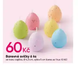 Pepco Barevné svíčky 6 ks nabídka