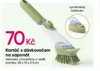 Pepco Kartáč s dávkovačem na saponát nabídka