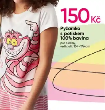 Pepco Pyžamko s potiskem 100% bavlna nabídka