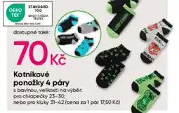 Pepco Kotníkové ponožky 4 páry nabídka