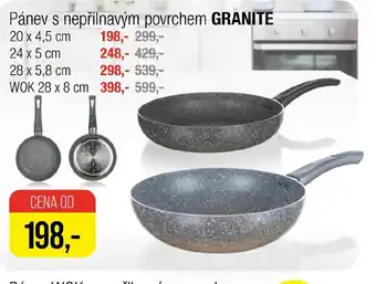 BANQUET Pánev s nepřilnavým povrchem granite nabídka