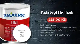 Dům barev BALAKRYL Uni lesk nabídka