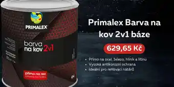 Dům barev PRIMALEX Barva na kov 2v1 báze nabídka