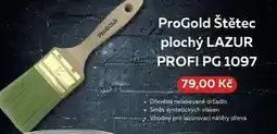 Dům barev PROGOLD Štětec plochý LAZUR PROFI PG 1097 nabídka