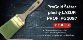 Dům barev PROGOLD Štětec plochý LAZUR PROFI PG 1097 nabídka