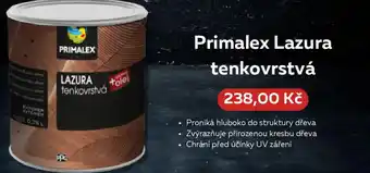 Dům barev PRIMALEX Lazura tenkovrstvá nabídka