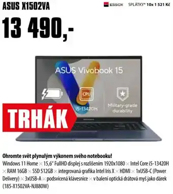 COMFOR ASUS X1502VA nabídka