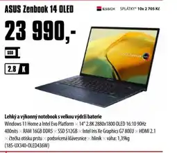 COMFOR ASUS Zenbook 14 OLED nabídka