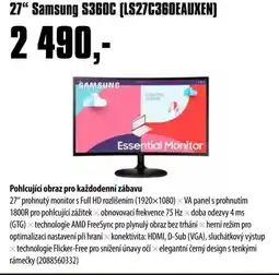 COMFOR 27" Samsung S360C (LS27C360EAUXEN) nabídka