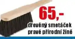 EVA Dřevěný smetáček pravé přírodní žíně nabídka