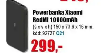 EVA Powerbanka Xiaomi RedMi 10000mAh nabídka