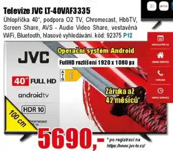 EVA Televize JVC LT-40VAF3335 nabídka