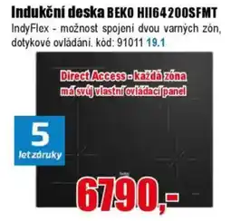 EVA Indukční deska BEKO HII64200SFMT nabídka