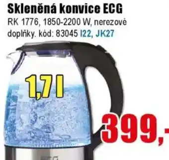 EVA Skleněná konvice ECG nabídka